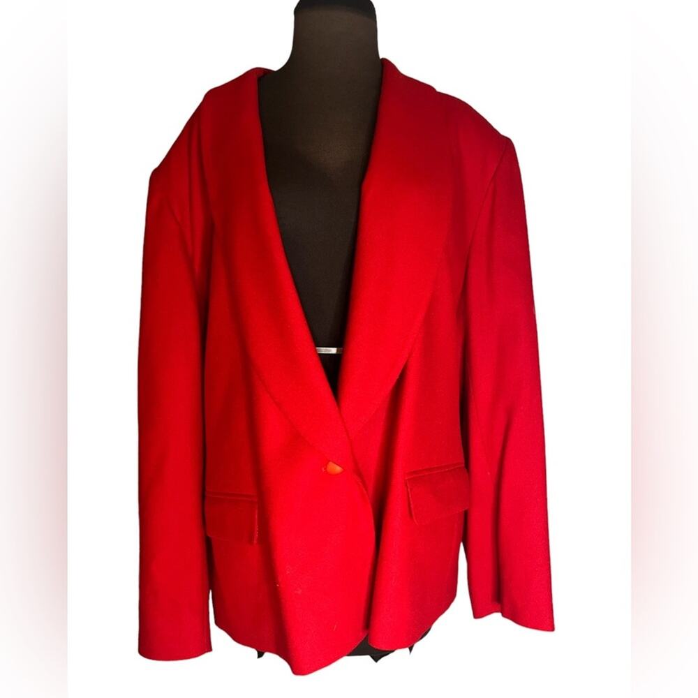 Pendleton Cherry Red Virgin Wool Classic Luxury P… - image 1